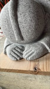 石置物　彫刻品　福助