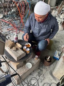 シマナガエ　石　小物　寄り添う　祈り　家族　癒し　可愛い　リノベーション　手元供養